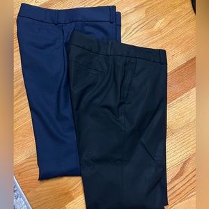 Banana Republic Martin Fit Pants BUNDLE - Black and Navy - 4P